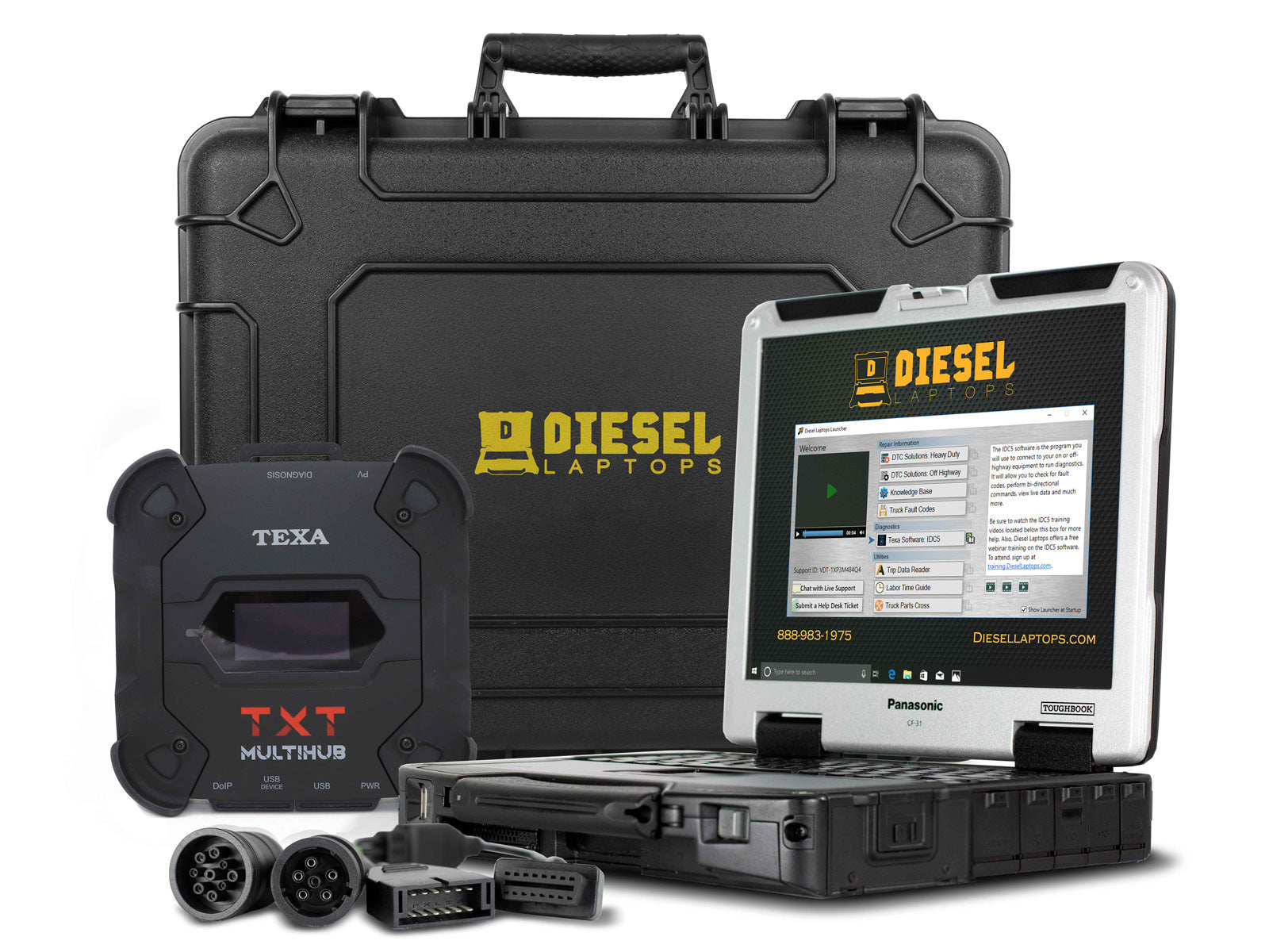 TEXA Dealer Level Truck Diagnostic Bundle | Diesel Laptops