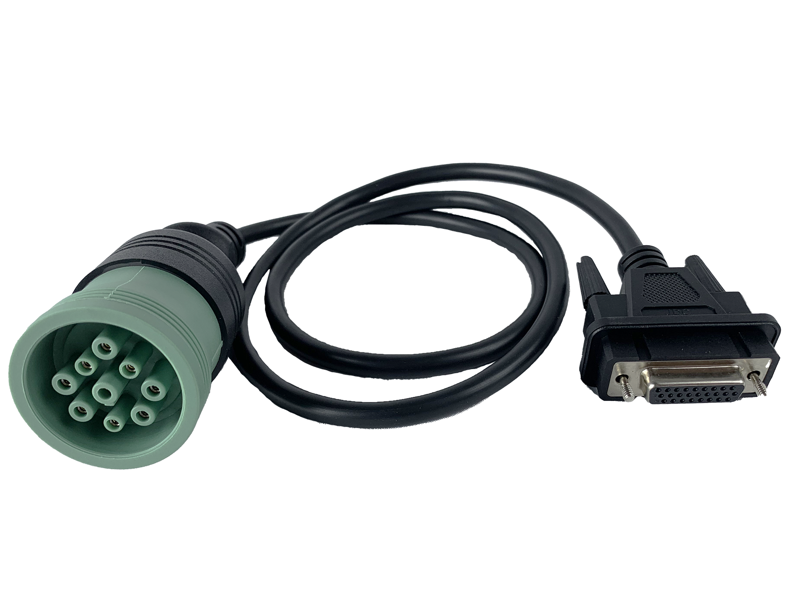 Cojali Deutsch 9 Pin Type 2 Green Cable for Jaltest (JDC217.9 Cojali Deutsch 9 Pin Type 2 Green Cable for Jaltest (JDC217.9