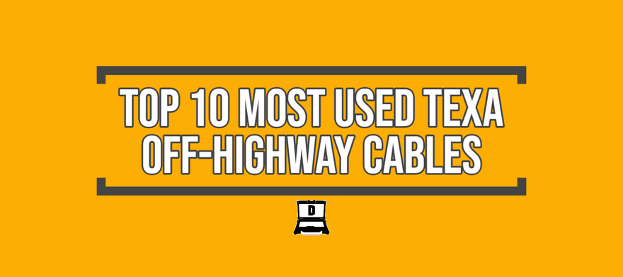 Top 10 Most Used TEXA Off-Highway Cables