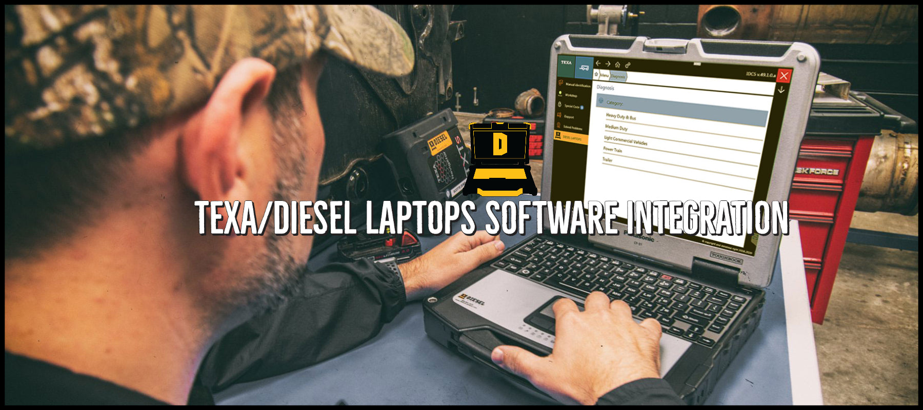 Diesel Laptops Repair Info, Training, & Support are now Integrated into TEXA IDC5