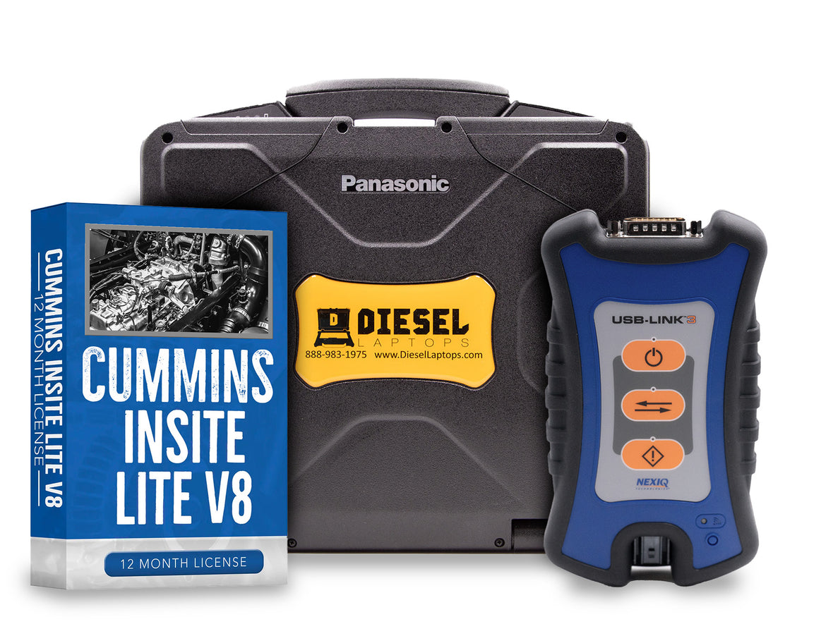Cummins Insite Diagnostic Laptop Kit with Nexiq USB Link 3 | Diesel Laptops