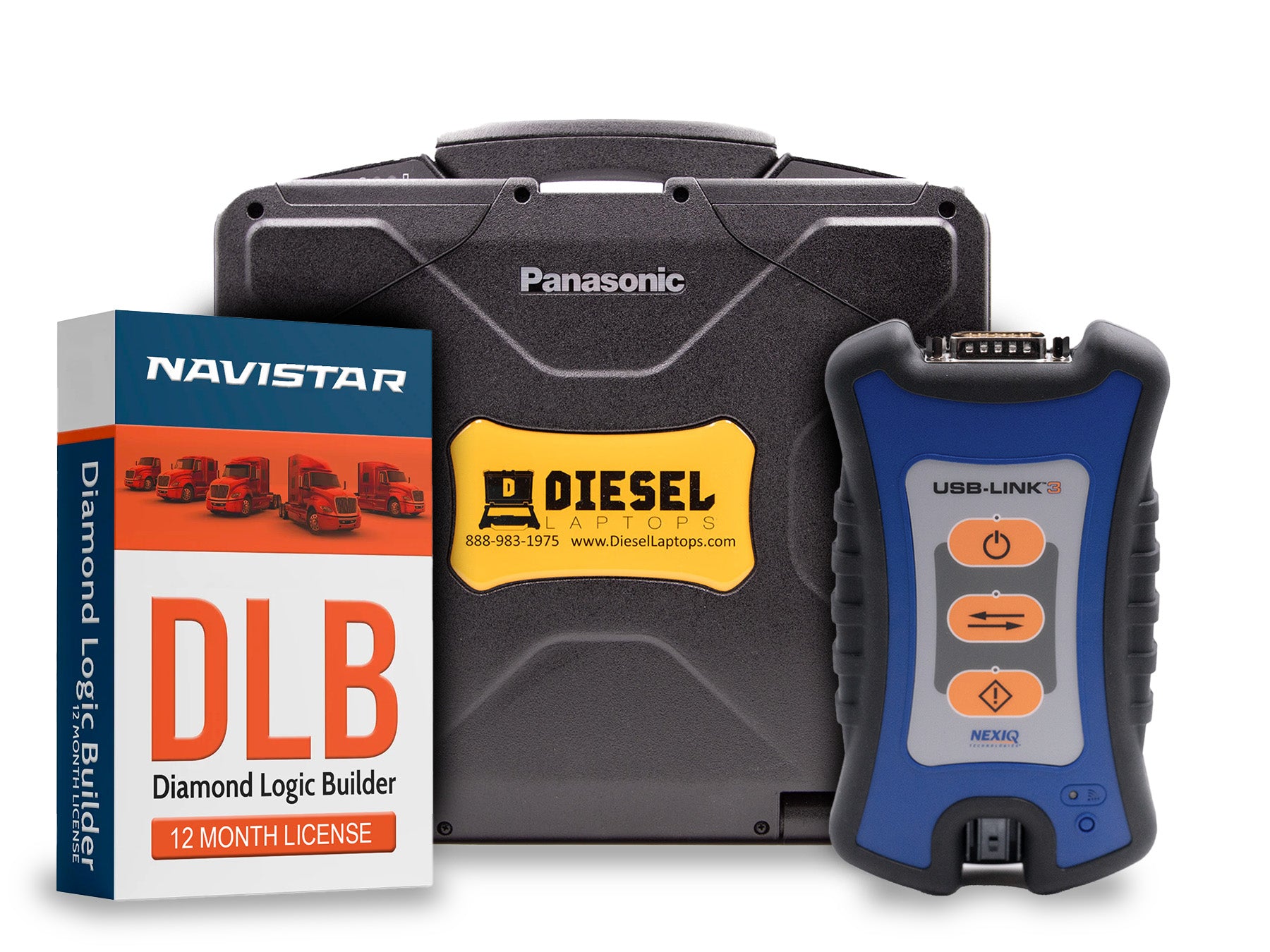 International Truck & Engine Dealer Level Diagnostic Laptop Kit | Diesel Laptops