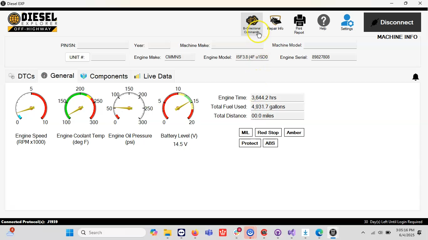 Diesel Dx Class Diesel Explorer (DXP) Off-Highway - Perform Regens, Clear Fault Codes ...