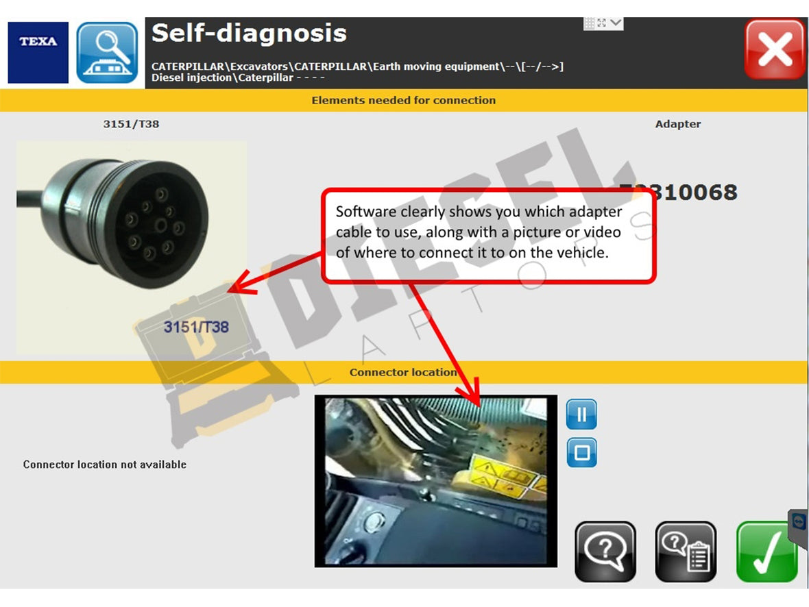 TEXA Construction & Off Highway Diagnostic Bundle | Diesel Laptops