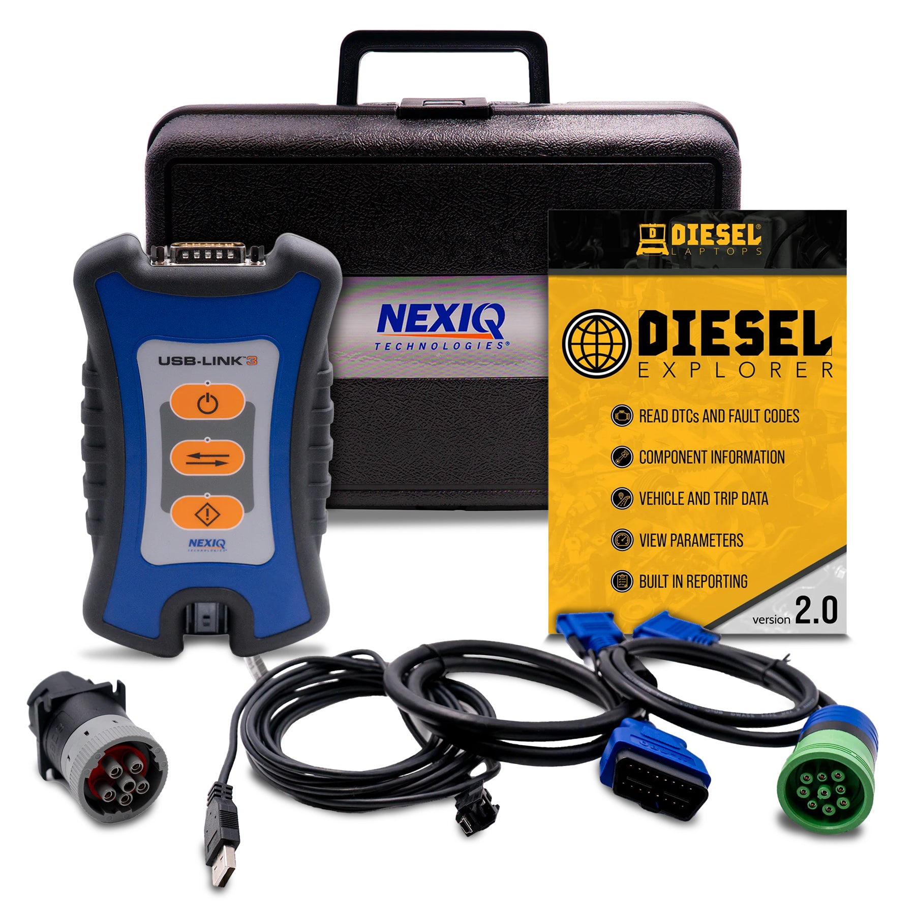 Nexiq USB Link 3 Wired Edition with Diagnostic Software and Repair Inf ...