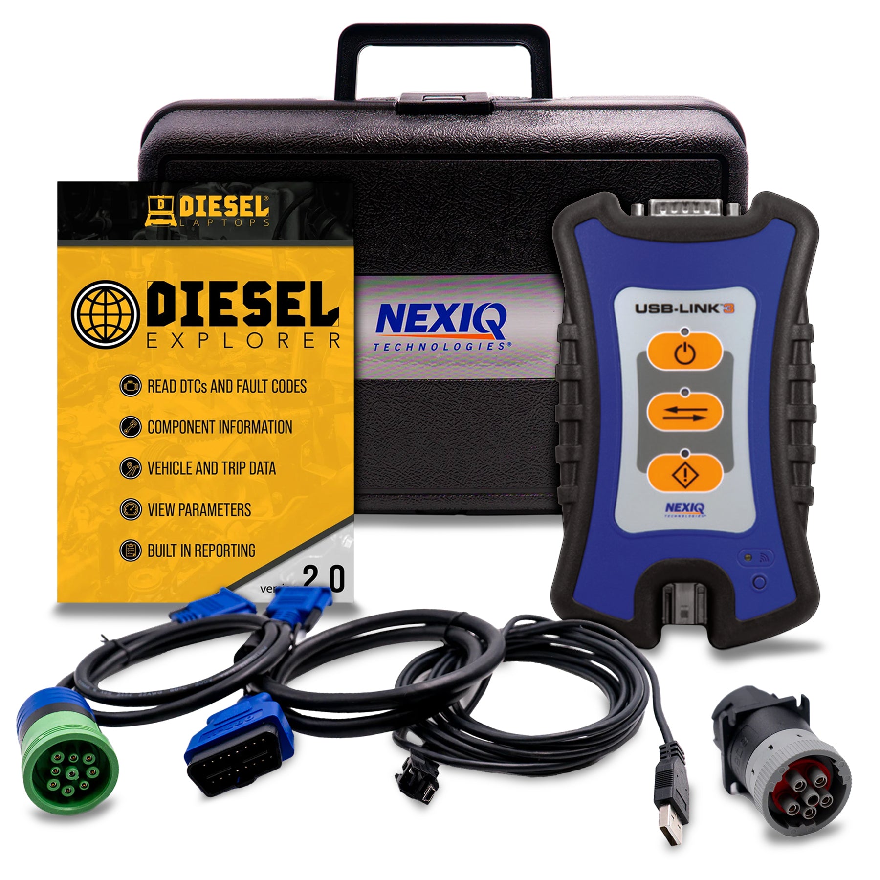 Nexiq USB Link 3 Wireless Edition with Diagnostic Software and Repair ...