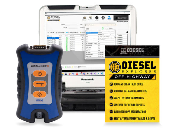 Diesel Universal Off Highway Diagnostic Laptop Kit