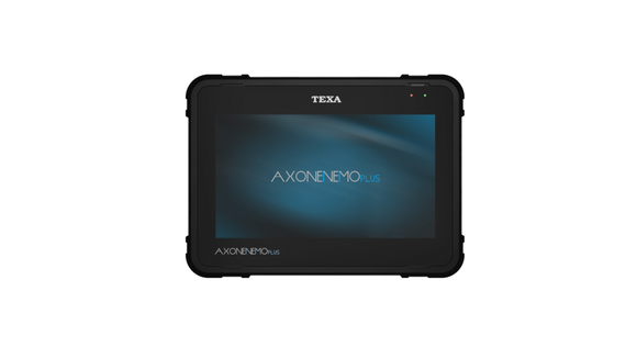 Texa Axone Nemo Plus rugged tablet against white background
