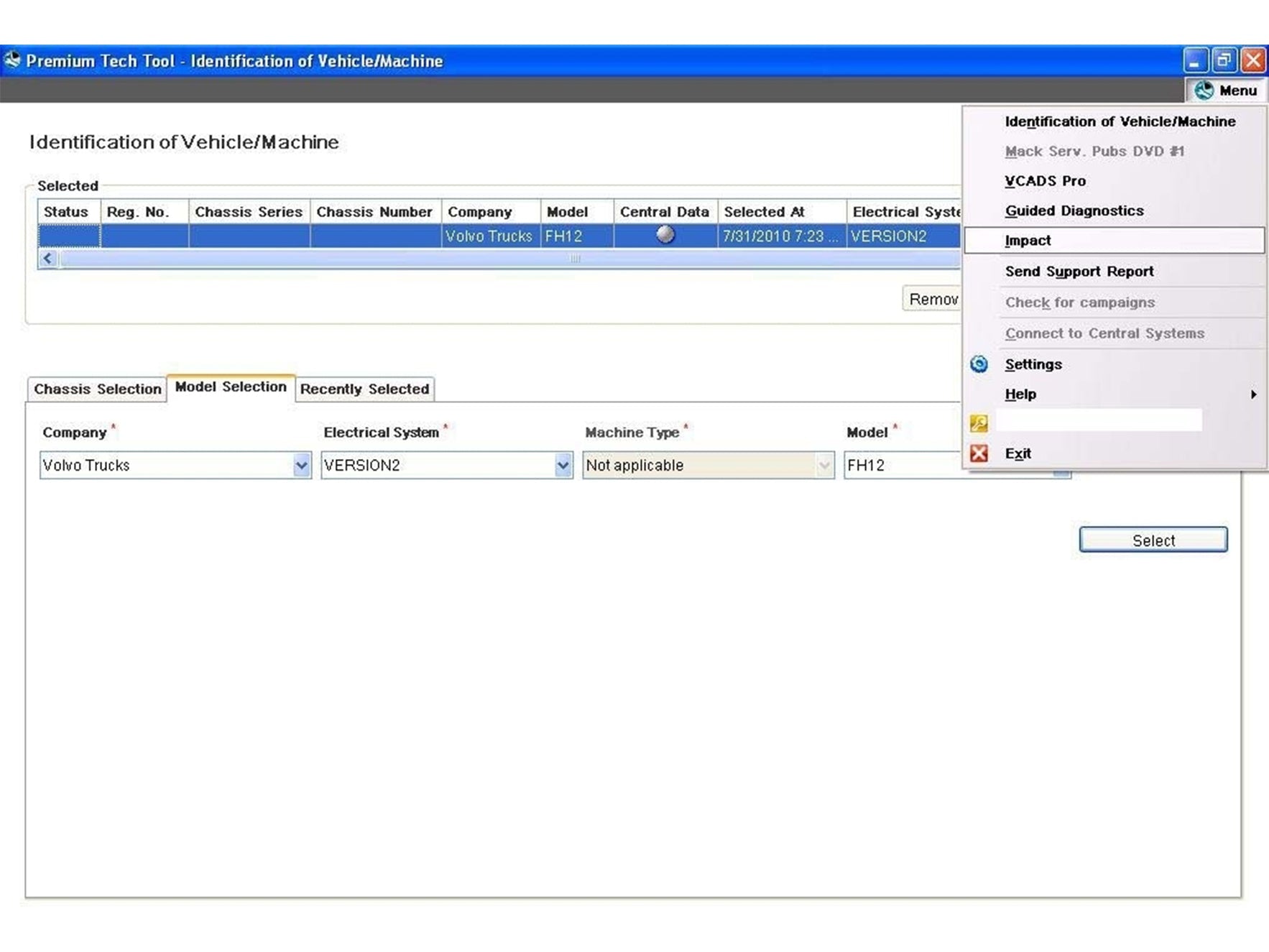 Premium Tech Tool (MACK) PTT Diagnostic Software