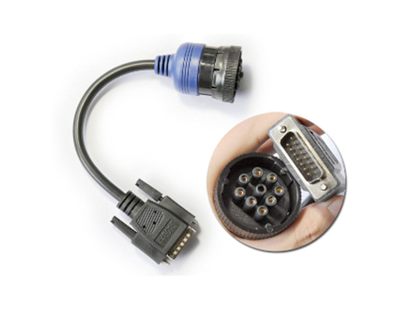 C9 Computer Connector 448015 CAT 9 Pin cable for Nexiq USB Link | Diesel Laptops