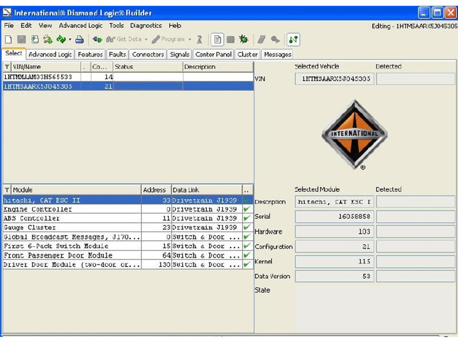 Navistar Diamond Logic Builder (DLB) Online Edition