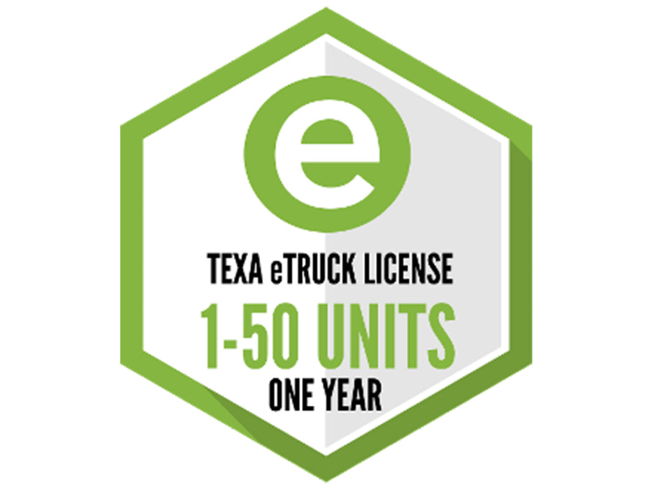 TEXA eTruck Software License for 1-50 Units