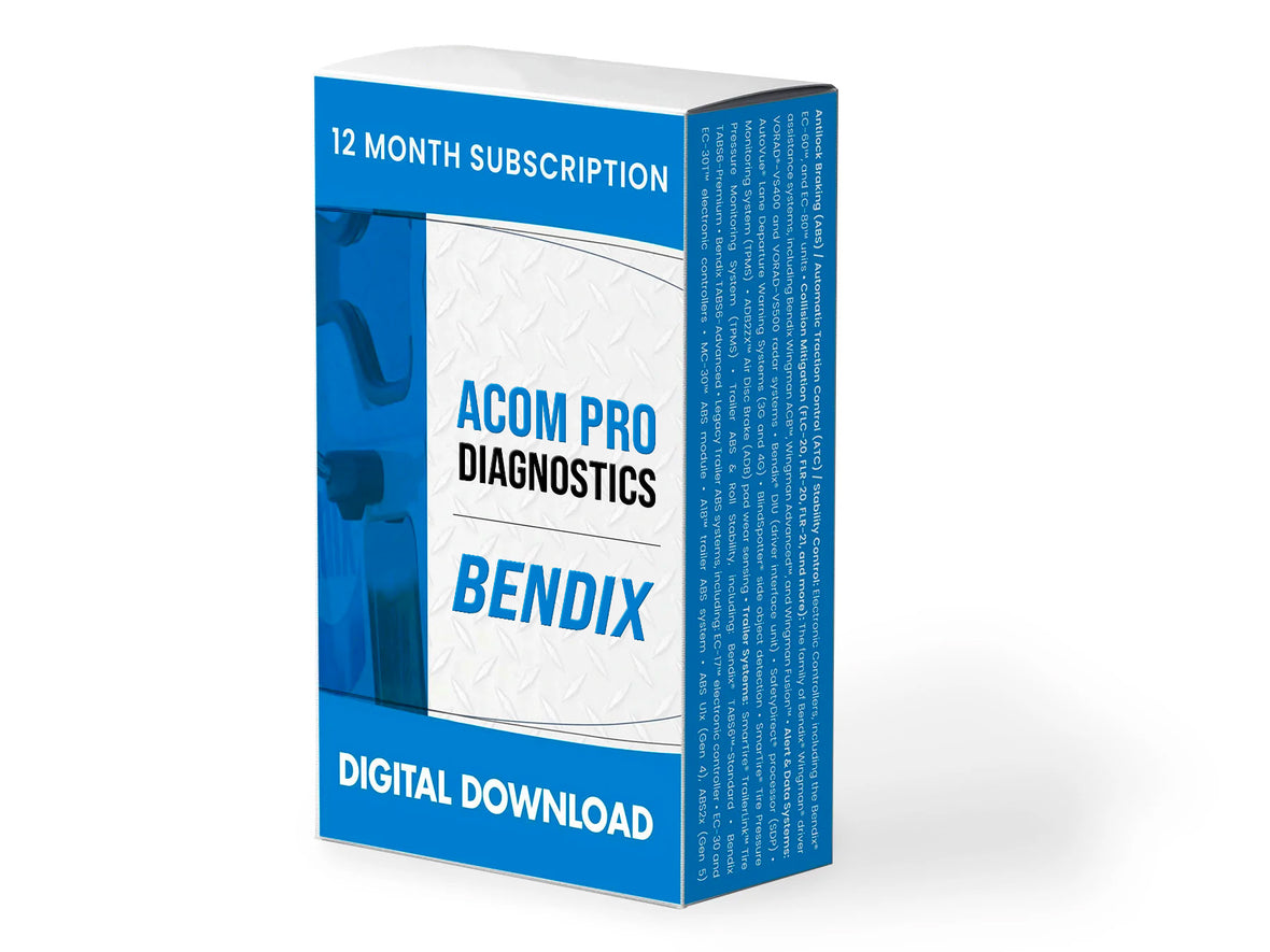 Bendix ACom PRO Diagnostics Software - 12 Month Subscription | Diesel ...