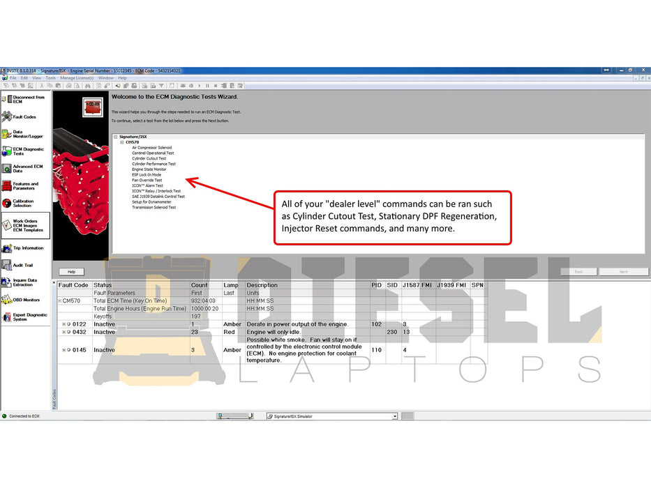 Cummins Insite Diagnostic Laptop Kit