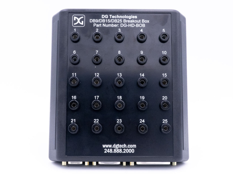 DG Tech Heavy Duty Breakout Box for DB9 DB15 DB25