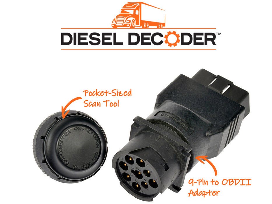 Diesel Decoder Mobile Diagnostic Tool with DPF Regens for Apple & Android