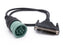 Cojali Deutsch 9 Pin 1939 Type 2 Green Cable for Jaltest