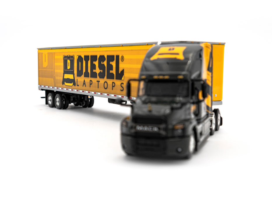 Diesel Laptops 1/64 Scale Die Cast Mack Truck and Trailer