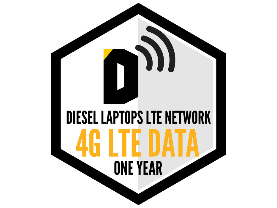 Diesel Laptops LTE Network 4G LTE Data 365 Days